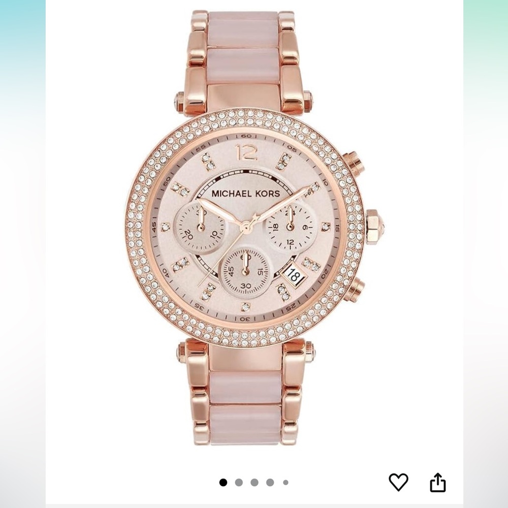 Michael Kors Pink and Gold Women's Watch